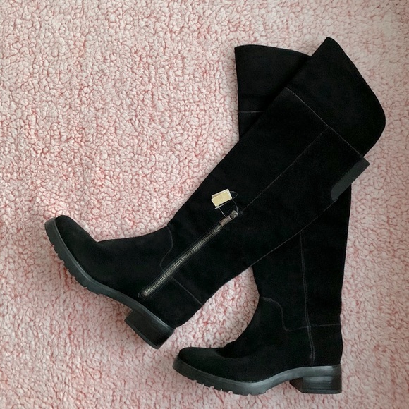 Michael Kors Whitaker Suede Over the Knee Boots 8 - Picture 1 of 13
